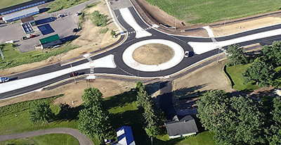Photo: Roundabout project on Hwy 95.